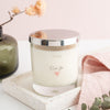 MW Studio 'I Love You' Candle on table