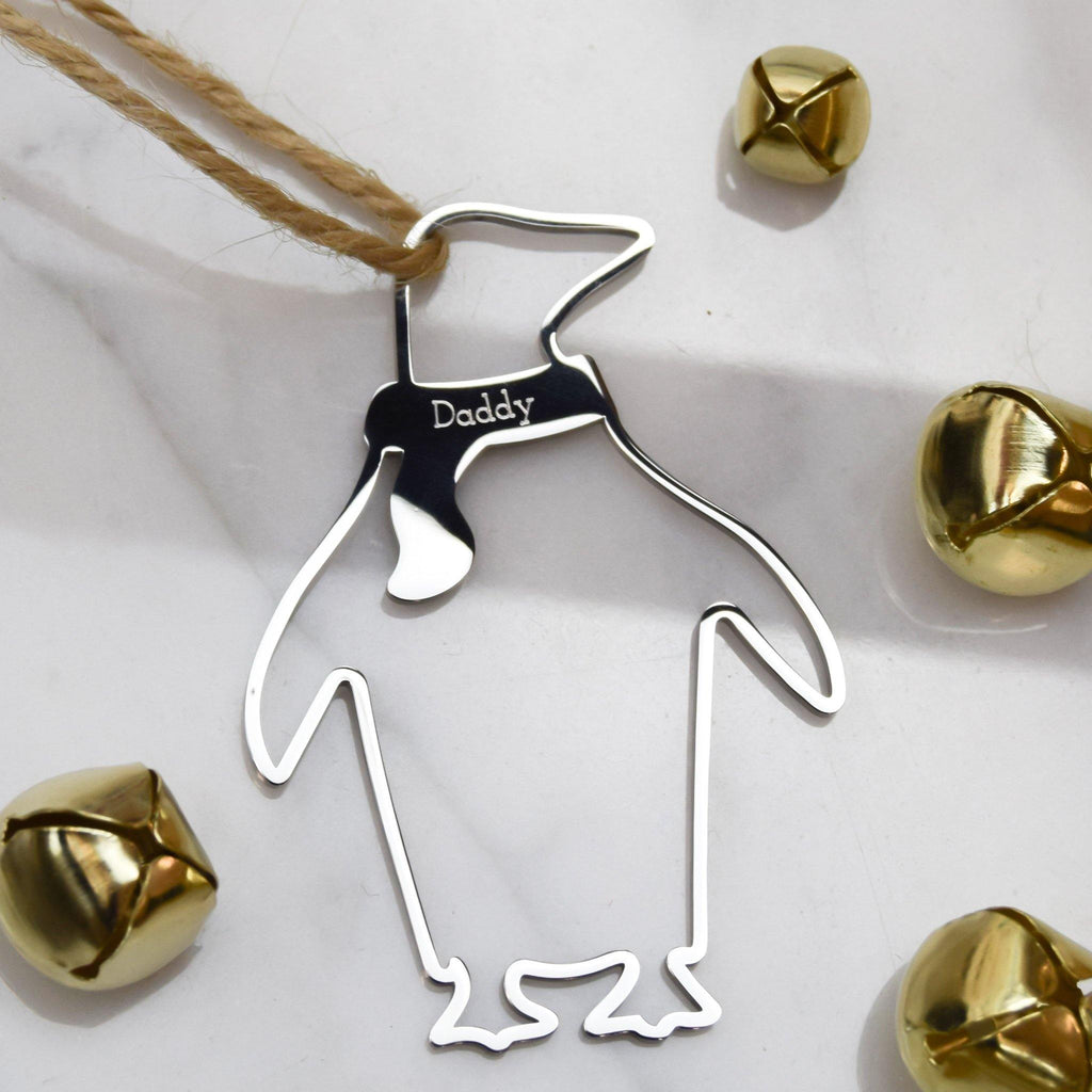 Personalised Penguins Decorations - MW Studio