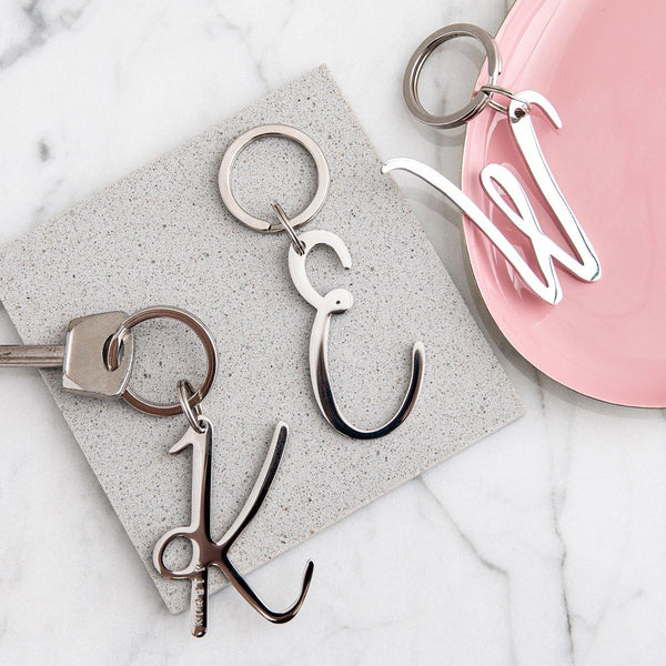 Three initial keyrings - K, E, W
