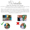 Details of how to send personalised photo to MW Studio