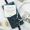 Personalised Star Decoration in Gold or Silver - MW Studio